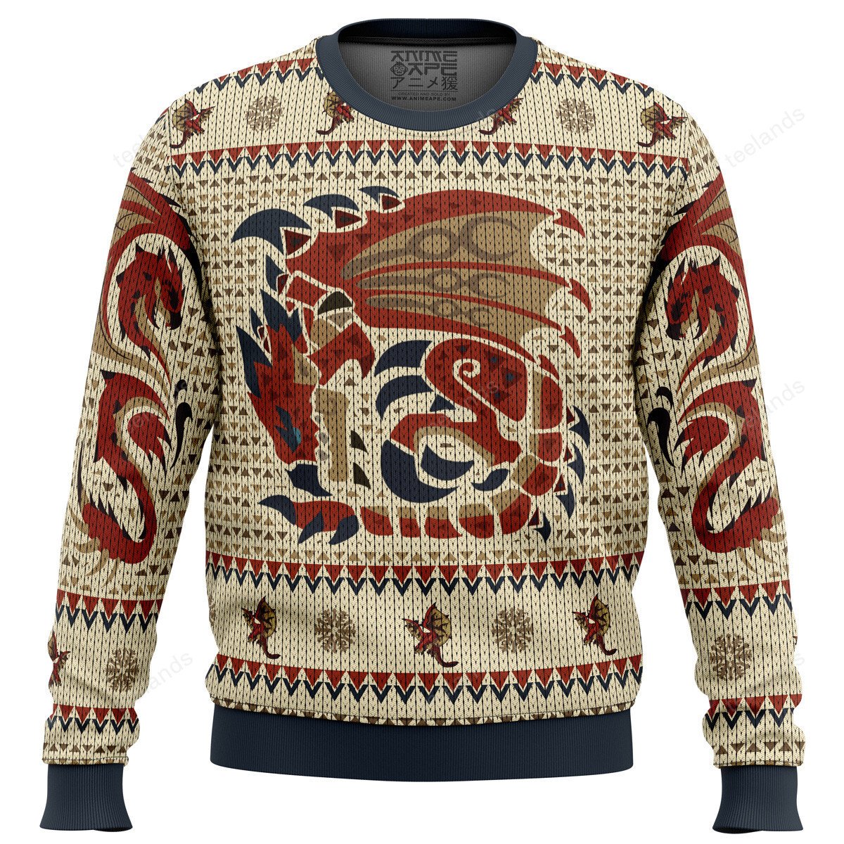 Merry Christmas you filthy hobbitses 3D Christmas Sweater - Holiday Gift product image 3