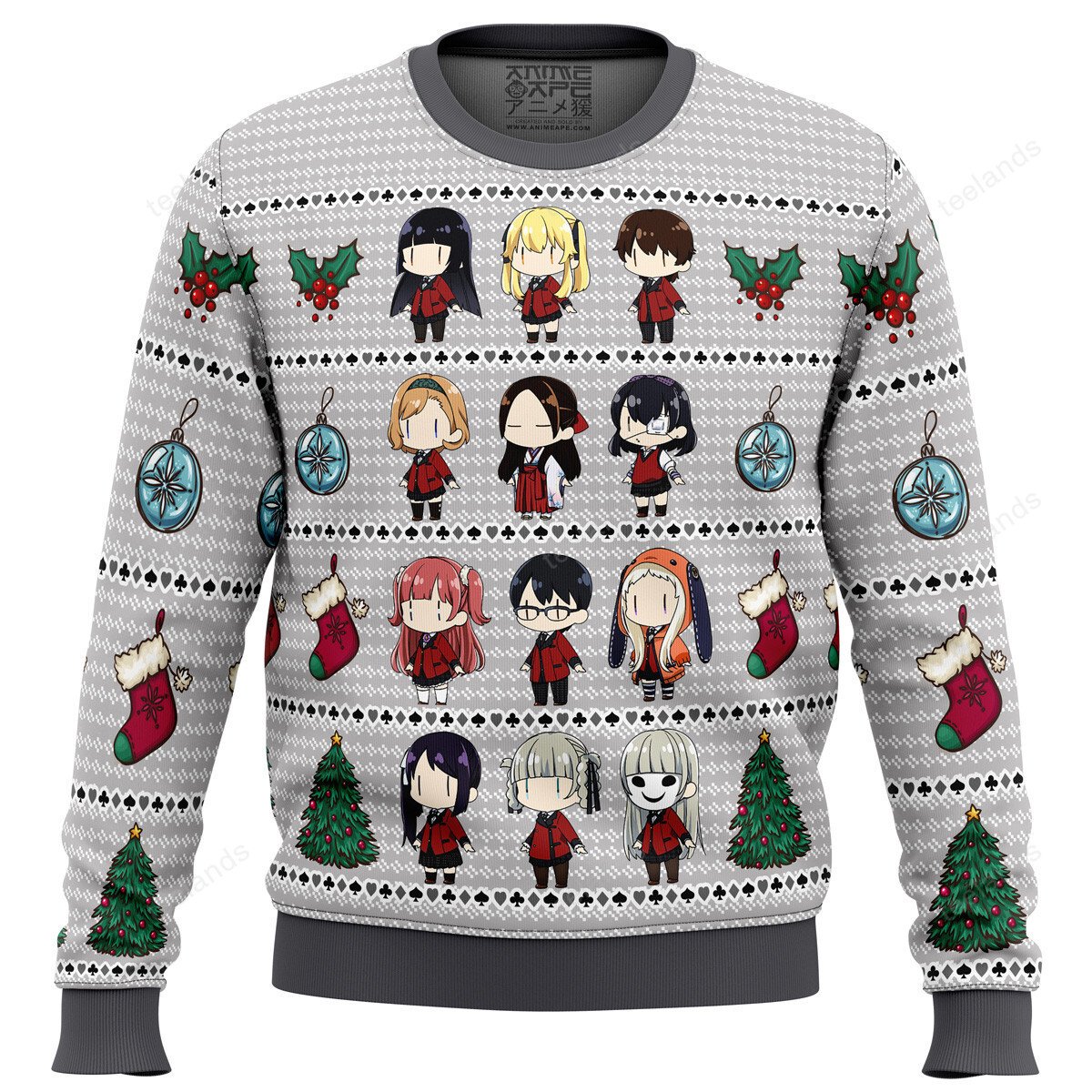 Mob Psycho 100 holiday 3D Christmas Sweater - Holiday Gift product image 3