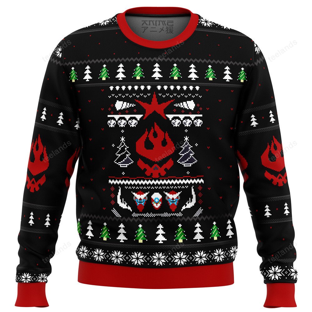 Mad hatter alice in wonderland 3D Christmas Sweater - Holiday Gift product image 3