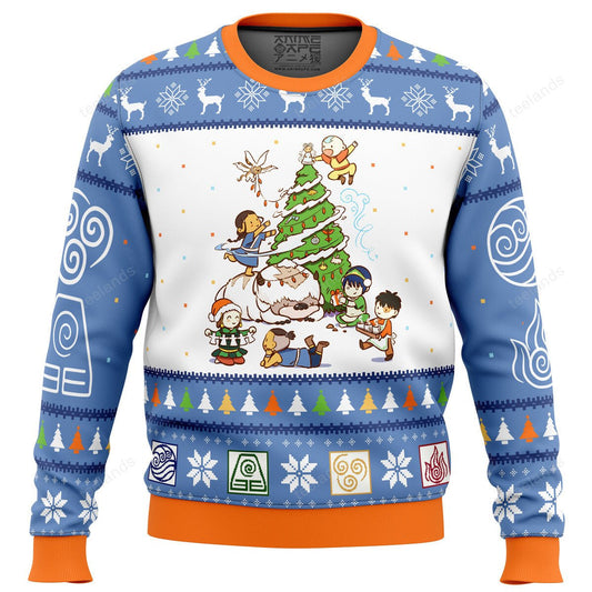 Avatar the last airbender 3D Christmas Sweater - Holiday Gift product image