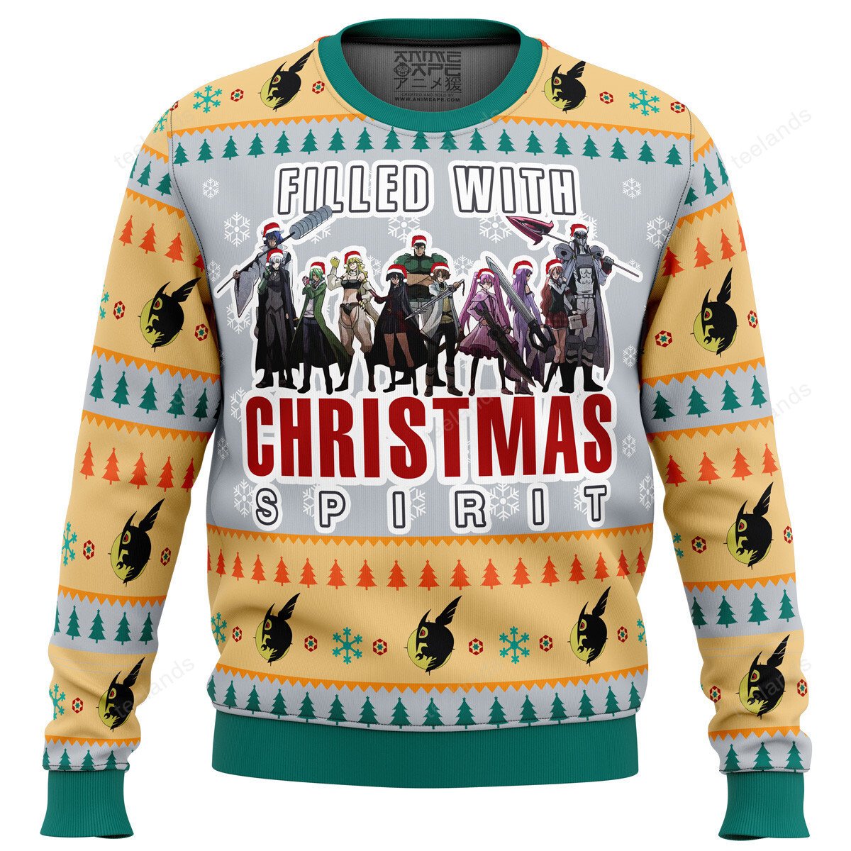 Filled with Christmas spirit 3D Christmas Sweater - Holiday Gift product image