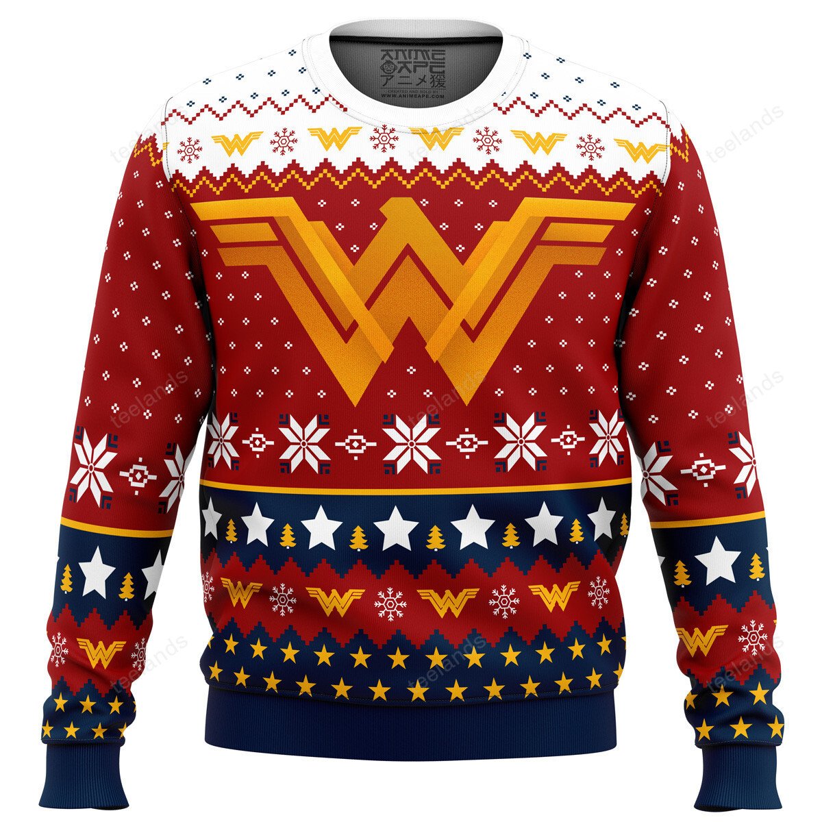 Stitch Mele kalikimaka 3D Christmas Sweater - Holiday Gift product image 4