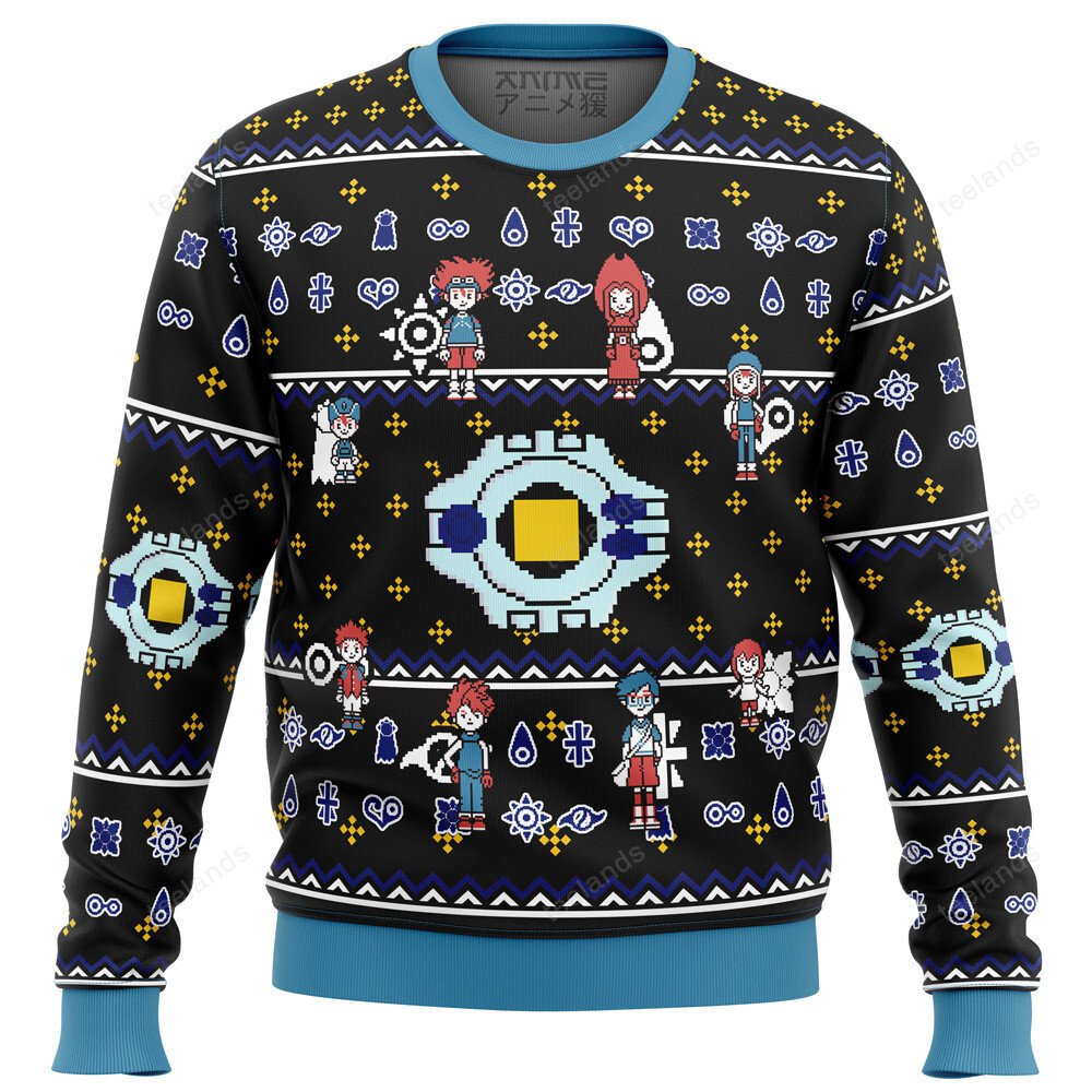 Goku all i want for Christmas is to reach over 9000 3D Christmas Sweater - Holiday Gift product image 3
