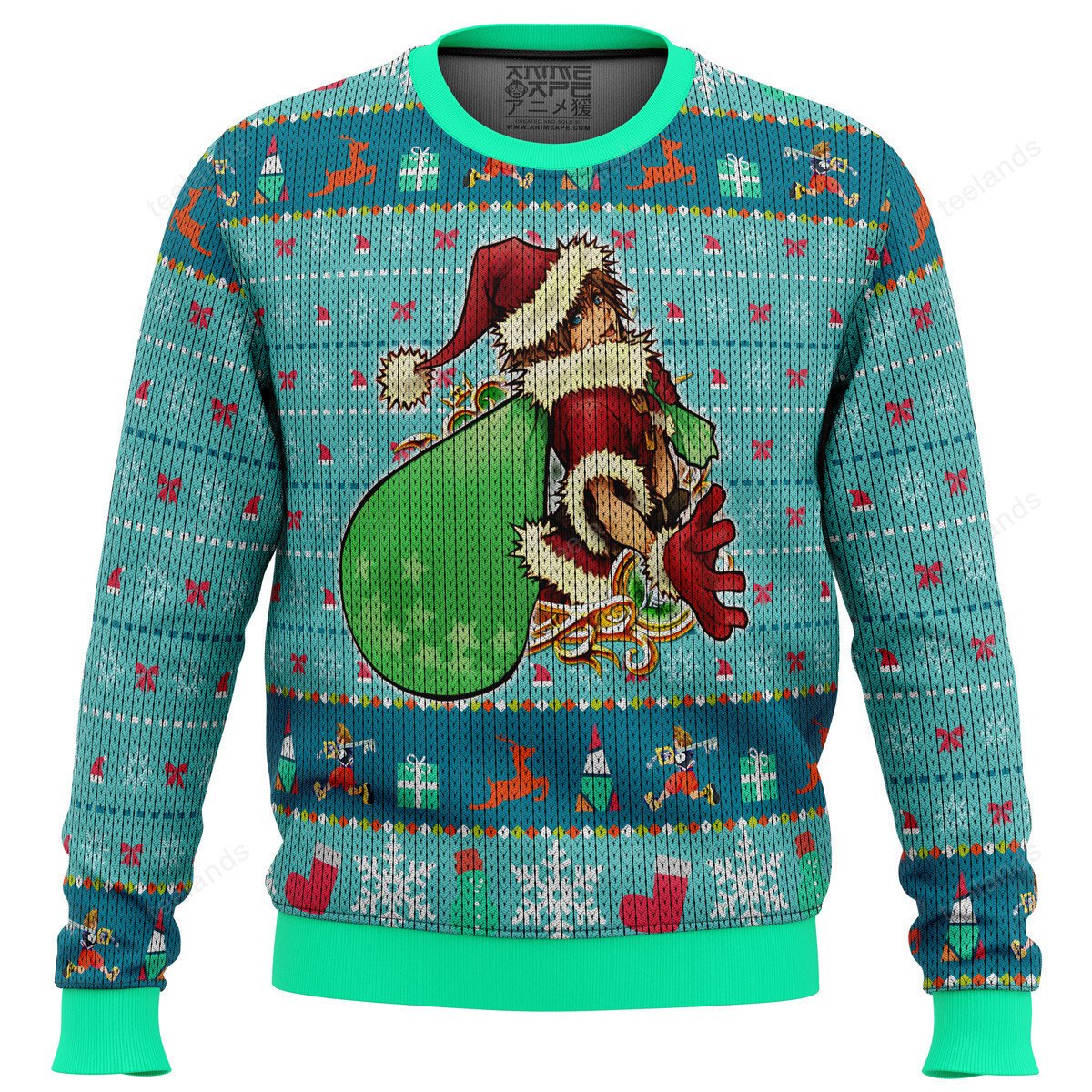 One Piece flags 3D Christmas Sweater - Holiday Gift product image 5
