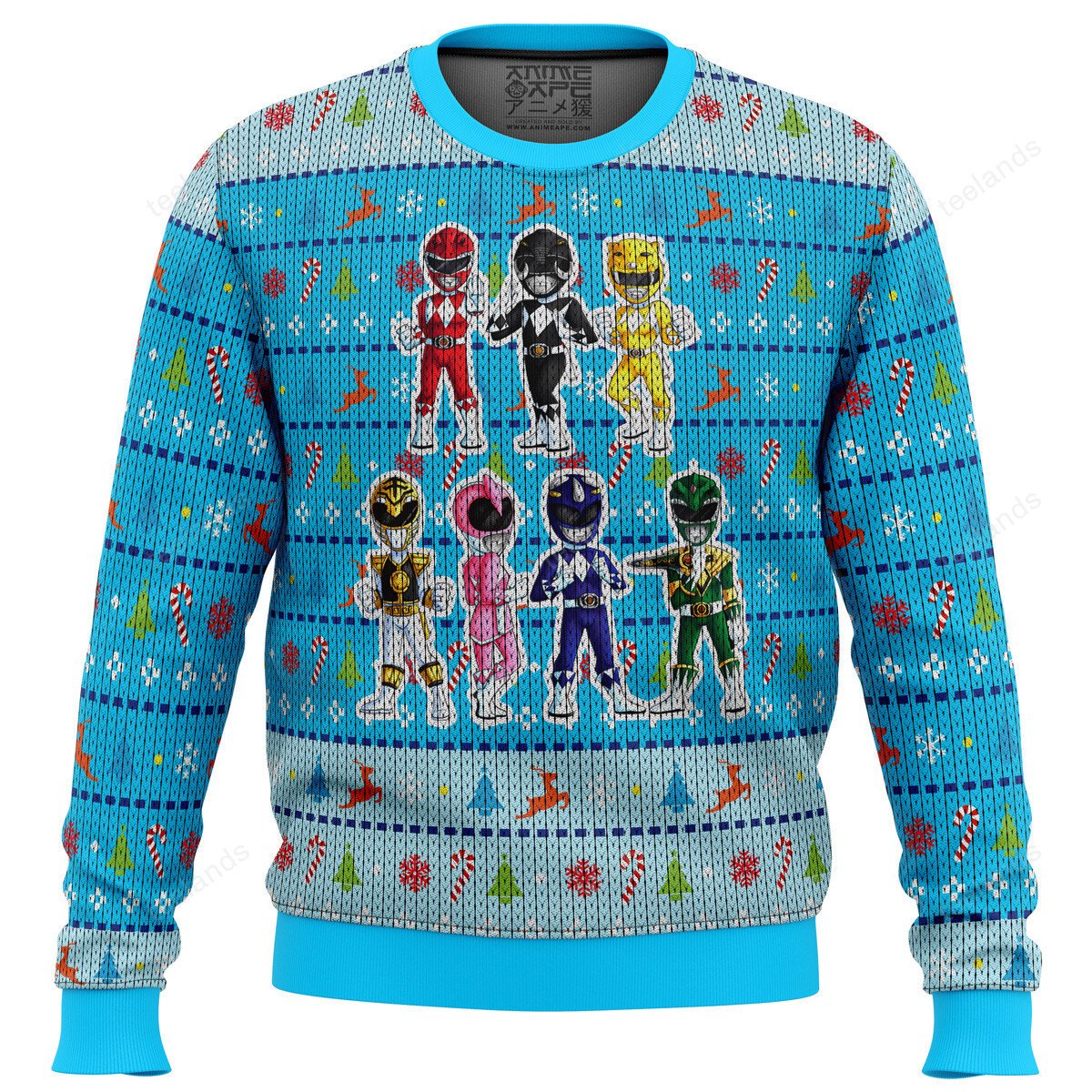 Knights of the Zodiac St Seiya 3D Christmas Sweater - Holiday Gift product image 4