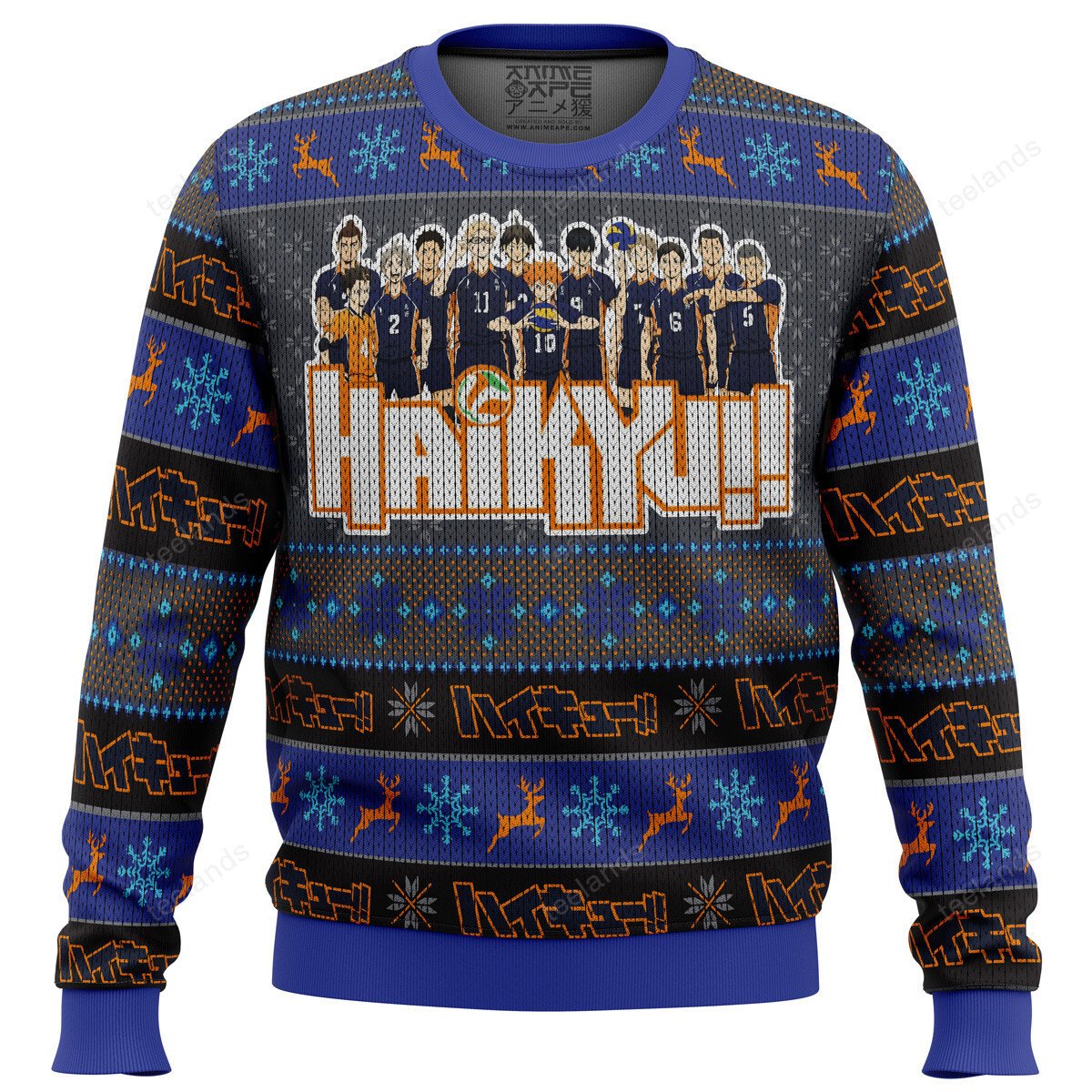 Karasuno high Haikyuu 3D Christmas Sweater - Holiday Gift product image