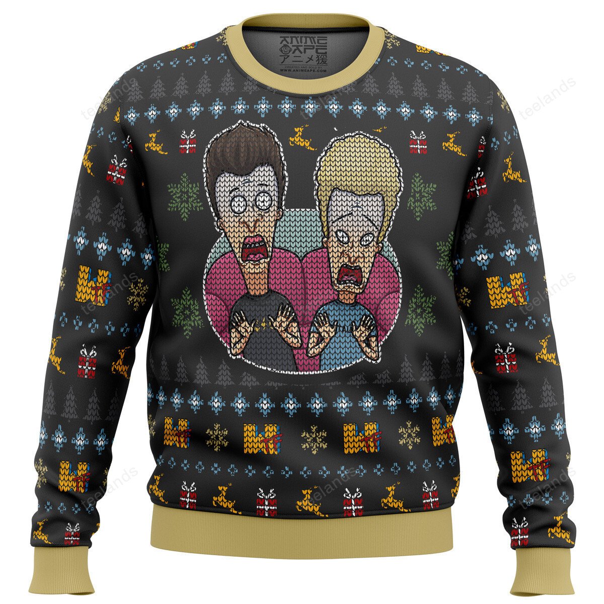 Mad hatter alice in wonderland 3D Christmas Sweater - Holiday Gift product image 4