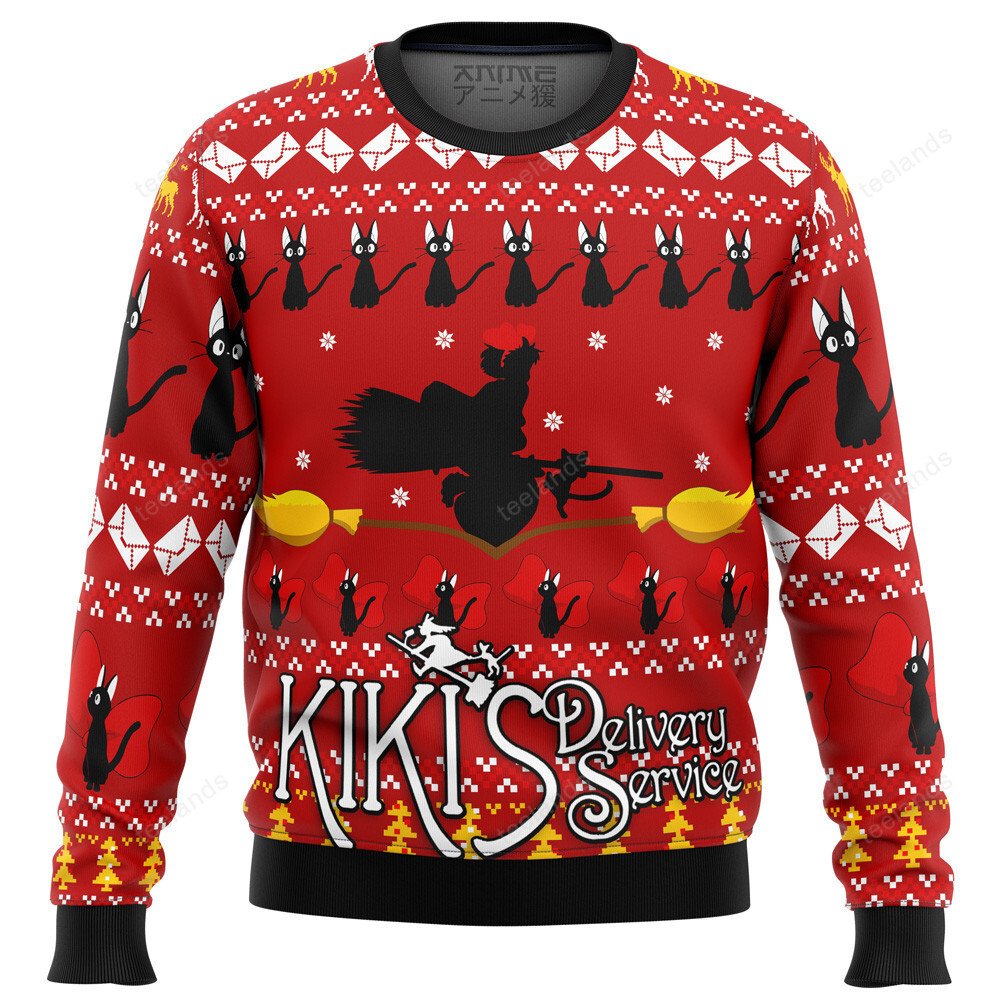 Kiki’s delivery service 3D Christmas Sweater - Holiday Gift product image