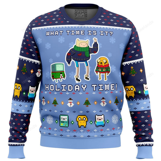 What time is it holiday time 3D Christmas Sweater - Holiday Gift product image