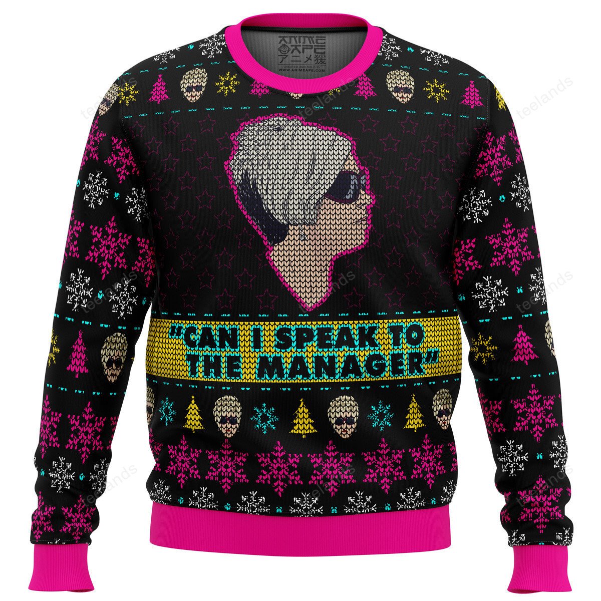 Undertale sans 3D Christmas Sweater - Holiday Gift product image 4