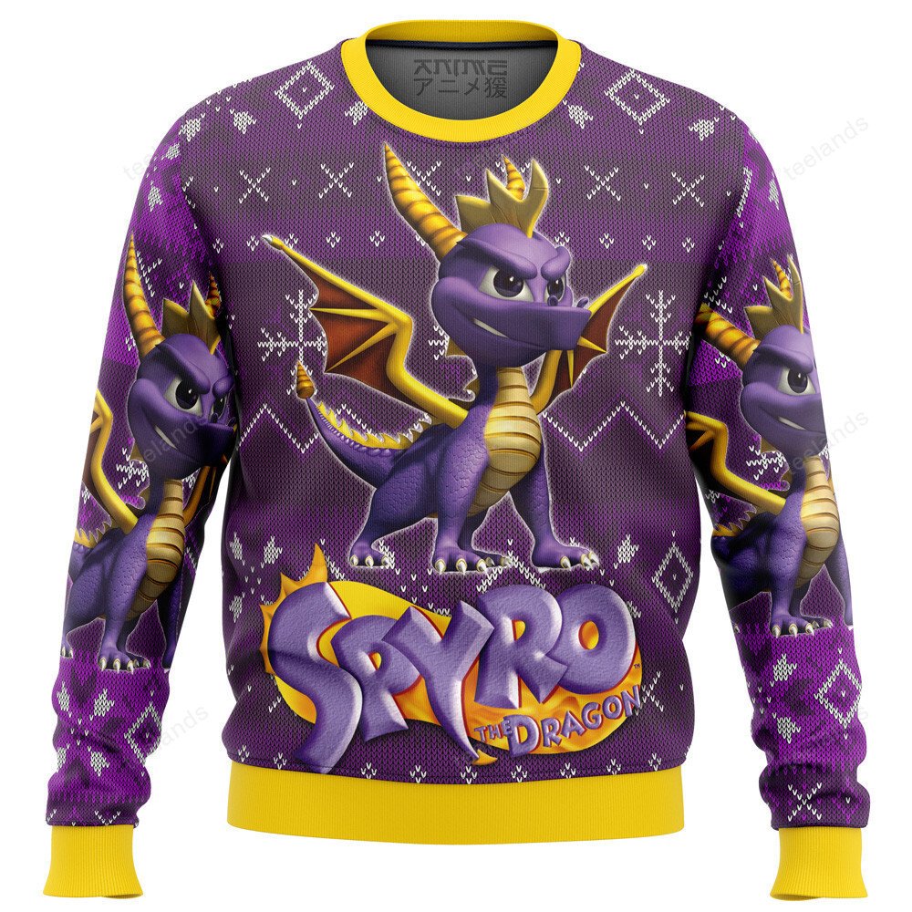 Spyro the dragon 3D Christmas Sweater - Holiday Gift product image