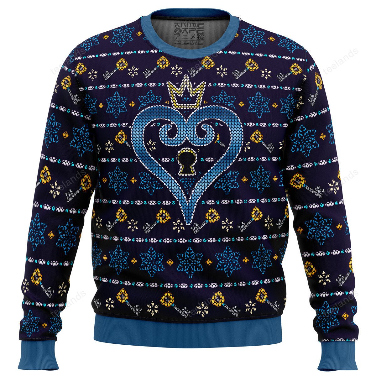 Keyblade Sora Kingdom Hearts 3D Christmas Sweater - Holiday Gift product image