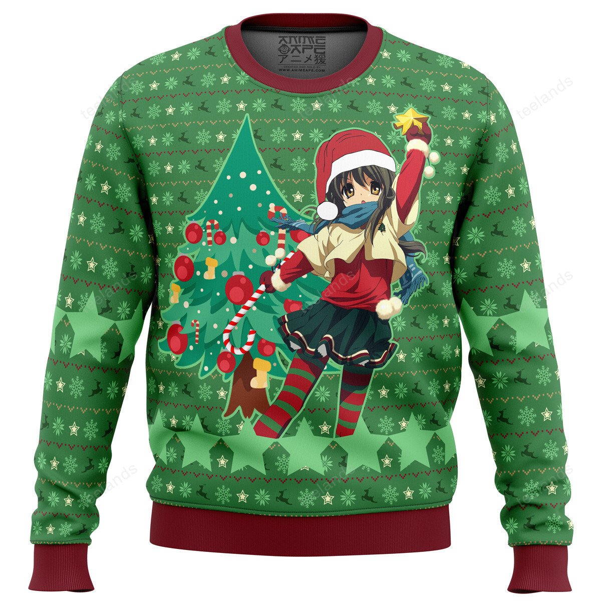 Clannad wish upon a star this 3D Christmas Sweater - Holiday Gift product image