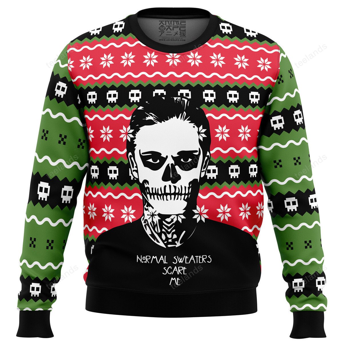 Normal scare me 3D Ugly Christmas Sweater - Holiday Gift product image