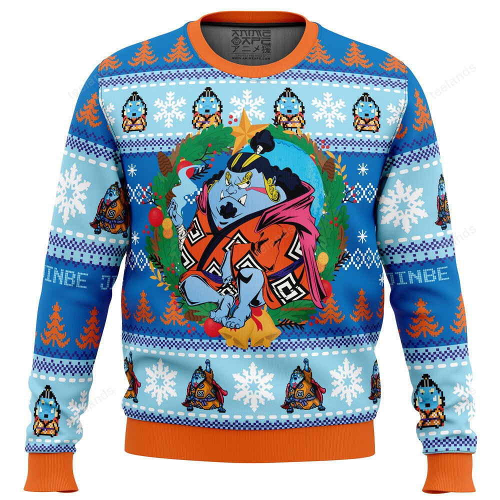 Christmas jinbe 3D Ugly Christmas Sweater - Holiday Gift product image