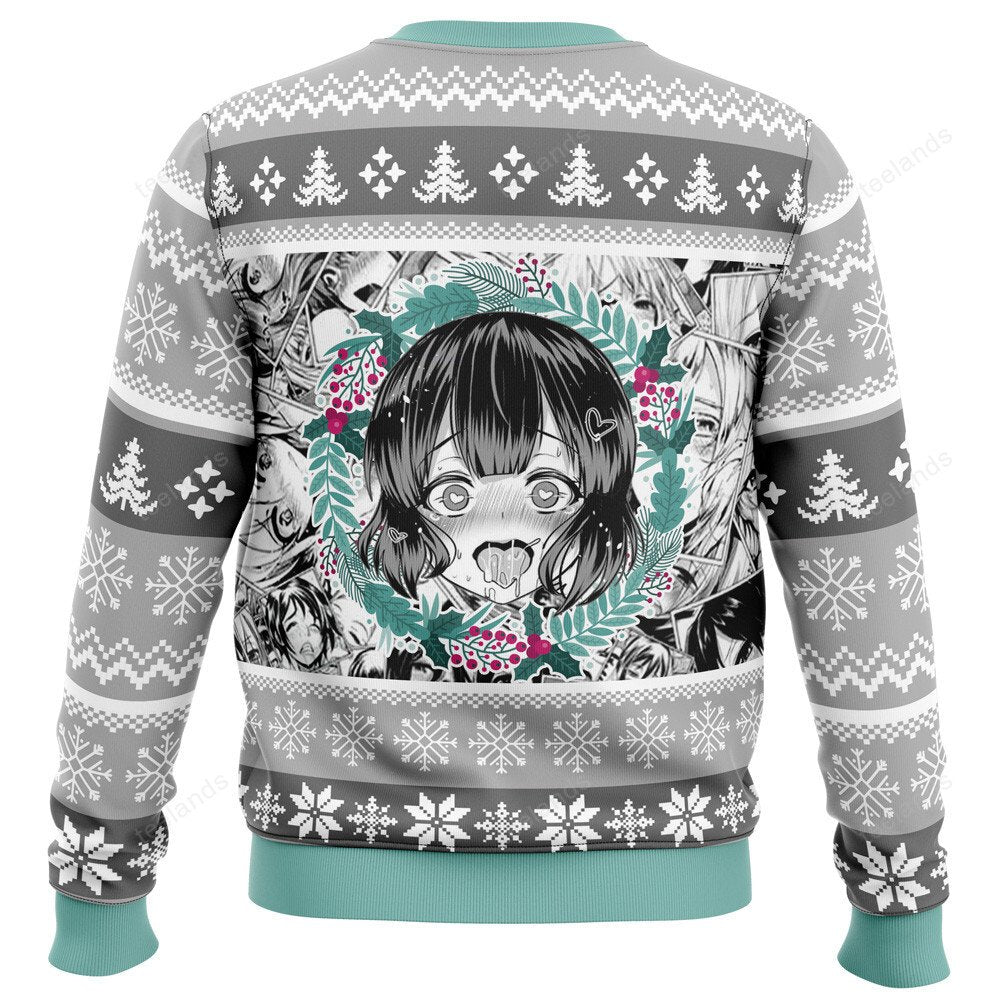 Ahegao 3D Christmas Sweater - Holiday Gift product image 4