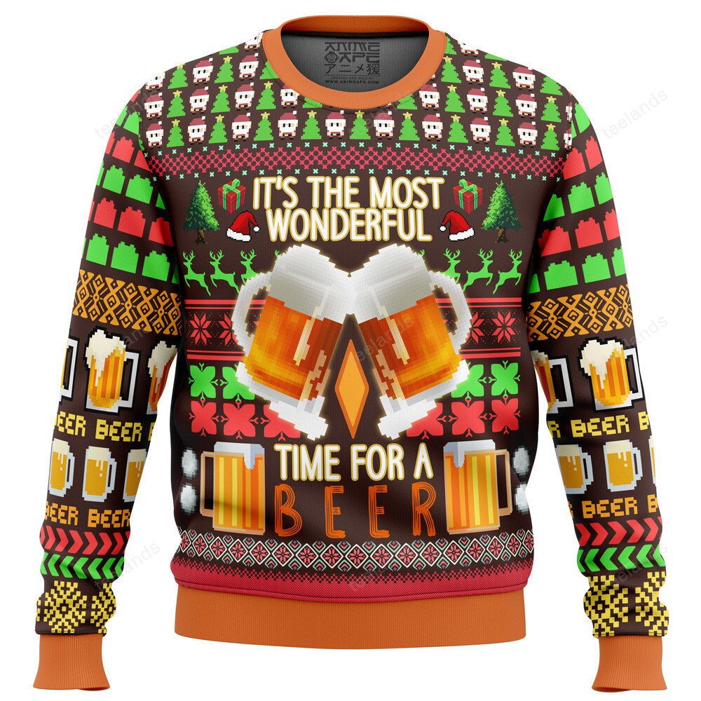Christmas castlevania 3D Ugly Christmas Sweater - Holiday Gift product image 4