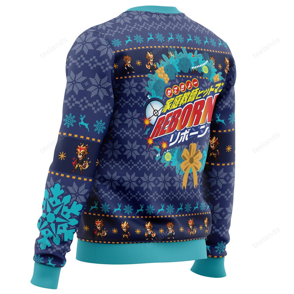 Tsunayoshi Sawada 3D Ugly Christmas Sweater - Holiday Gift product image 3