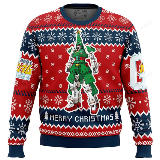 Xmas tree gundam 3D Ugly Christmas Sweater - Holiday Gift product image