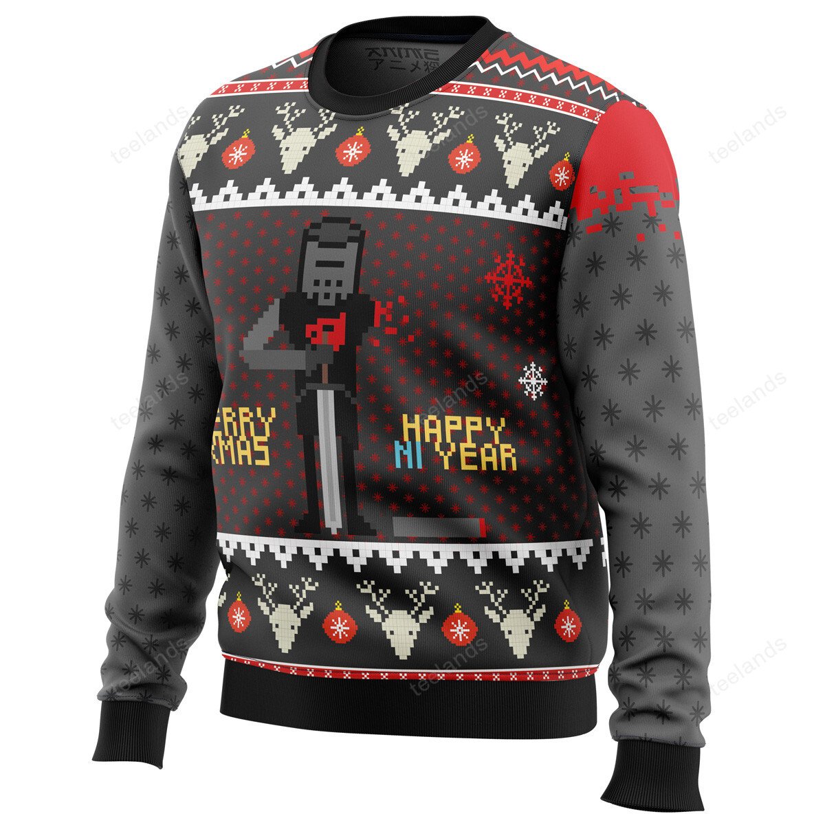 Merry xmas and happy ni year monty python 3D Ugly Christmas Sweater - Holiday Gift product image 2