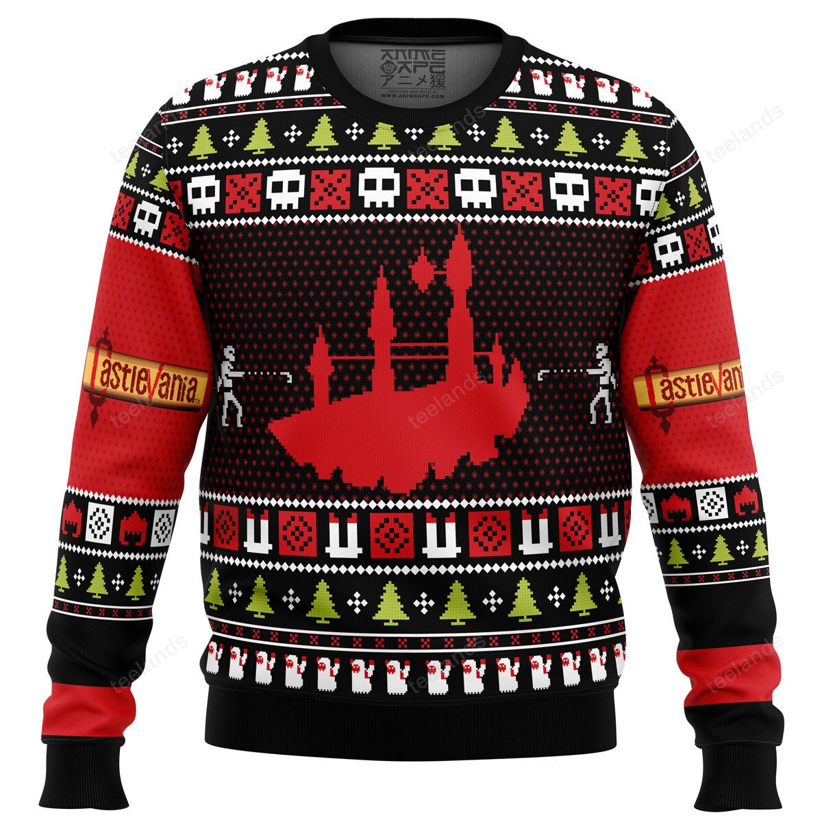 Christmas castlevania 3D Ugly Christmas Sweater - Holiday Gift product image
