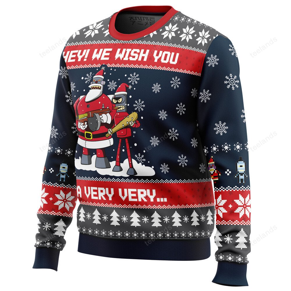 Hey we wish you a very 3D Christmas Sweater - Holiday Gift product image 2