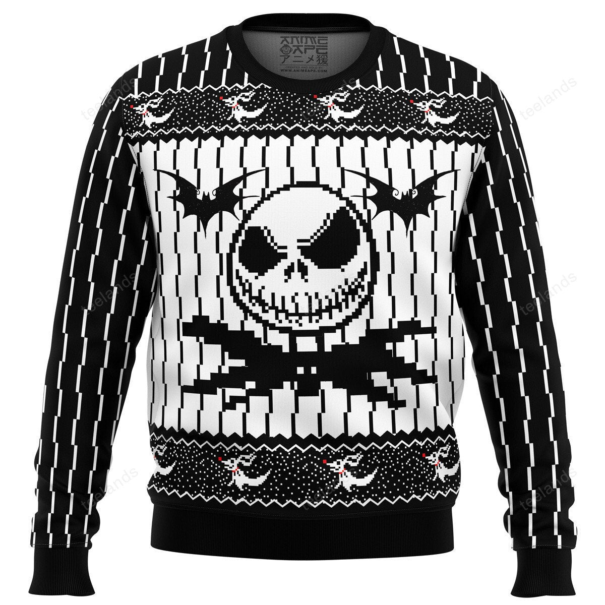 Jack Skellington the nightmare before Christmas 3D Ugly Christmas Sweater - Holiday Gift product image