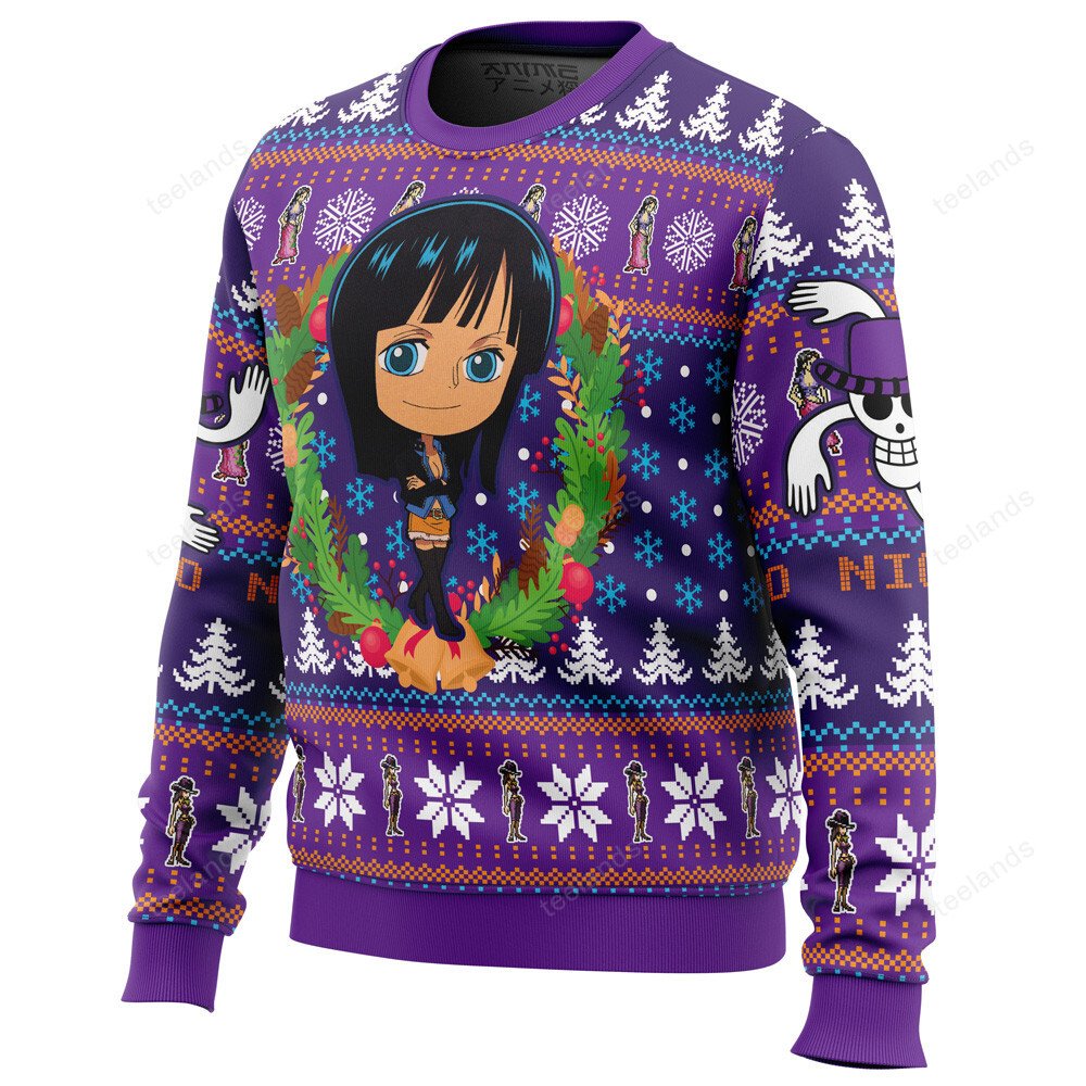 Nico Robin 3D Christmas Sweater - Holiday Gift product image 2