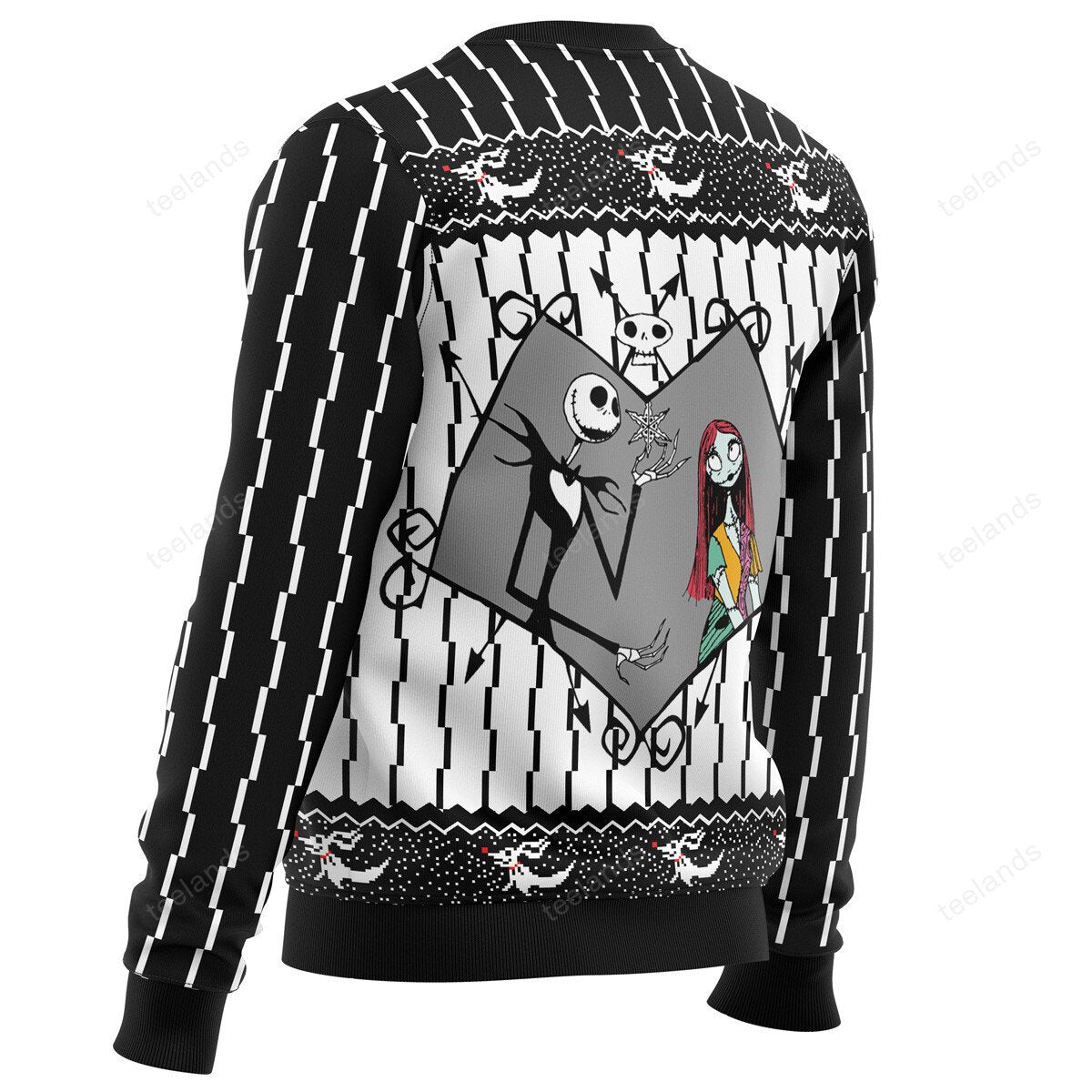 Jack Skellington the nightmare before Christmas 3D Ugly Christmas Sweater - Holiday Gift product image 3
