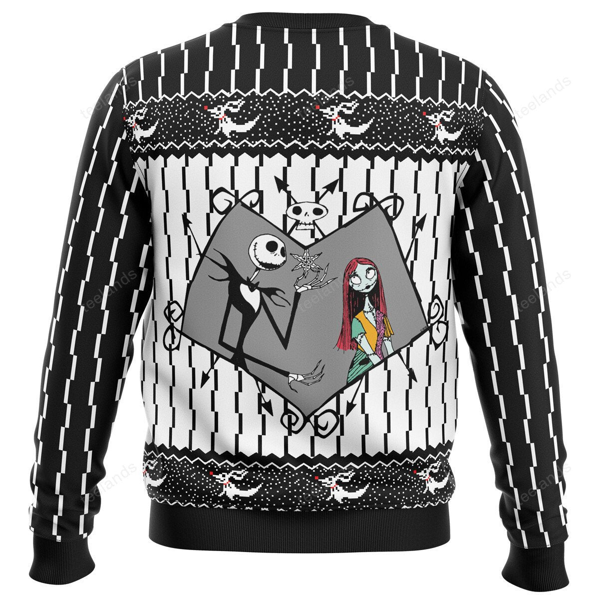 Jack Skellington the nightmare before Christmas 3D Ugly Christmas Sweater - Holiday Gift product image 4