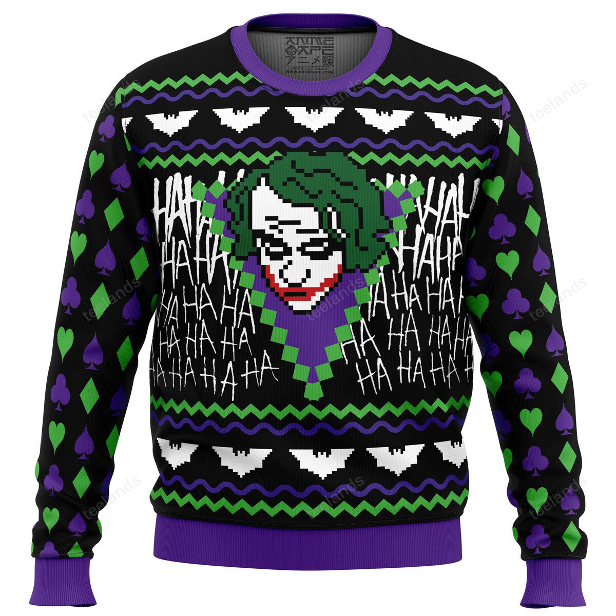 The Joker 3D Ugly Christmas Sweater - Holiday Gift product image
