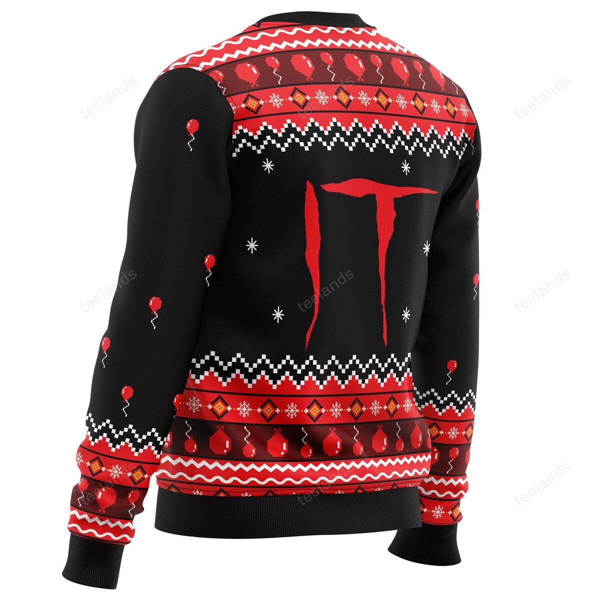 IT Pennywise Christmas 3D Ugly Christmas Sweater - Holiday Gift product image 3