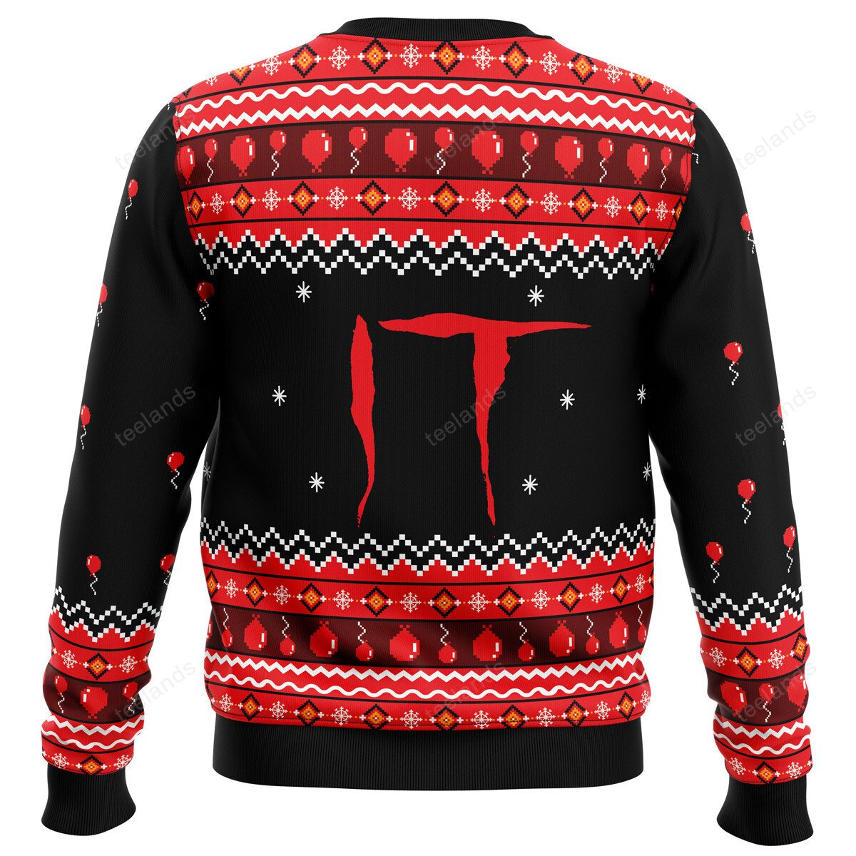 IT Pennywise Christmas 3D Ugly Christmas Sweater - Holiday Gift product image 4