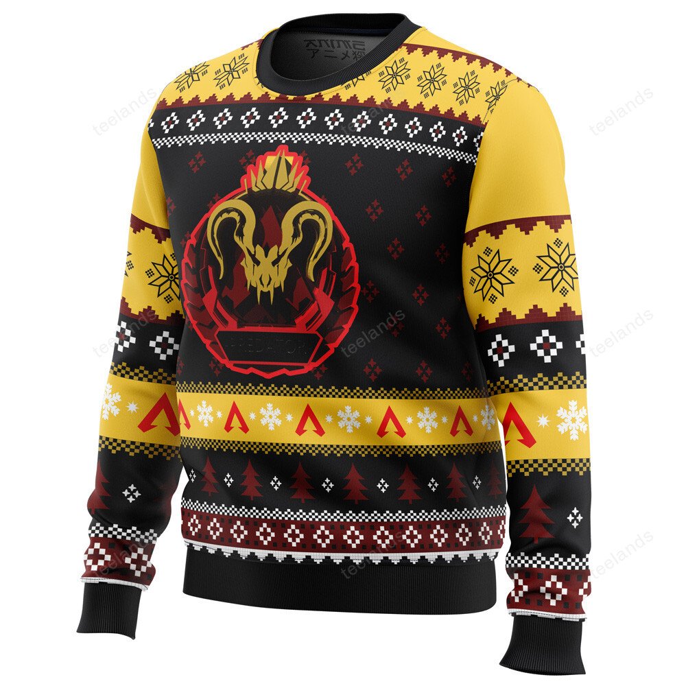 Predator rank apex legends 3D Ugly Christmas Sweater - Holiday Gift product image 2