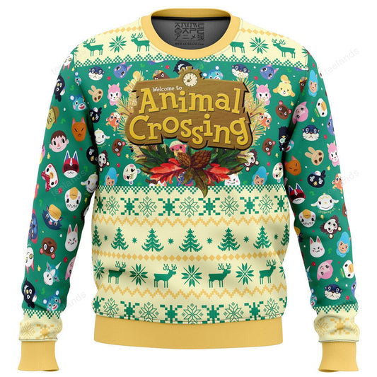 Welcome to animal crossing 3D Ugly Christmas Sweater - Holiday Gift product image