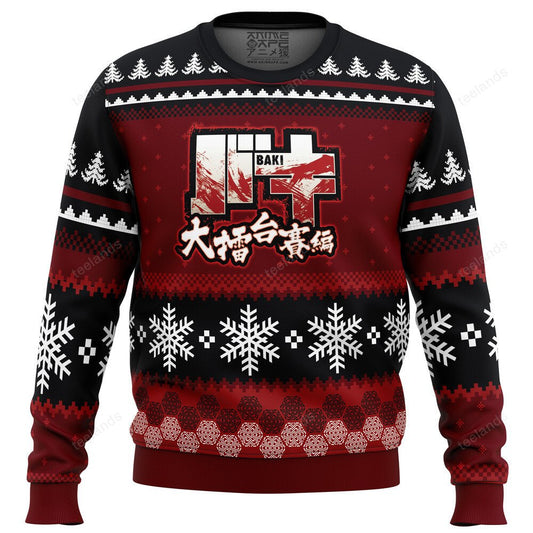 Axe kick baki 3D Ugly Christmas Sweater - Holiday Gift product image