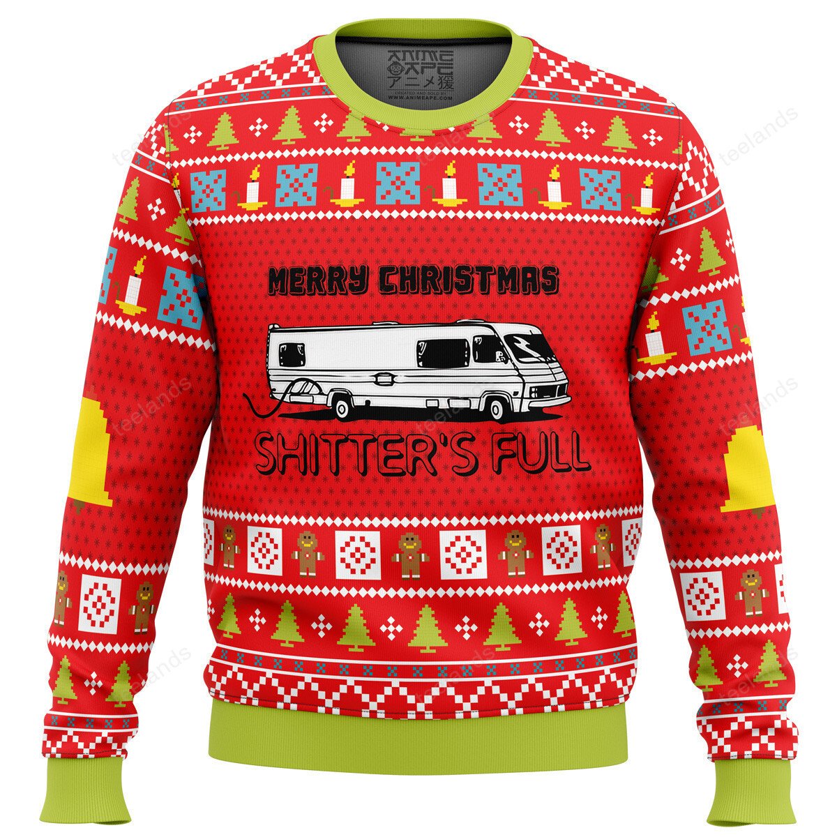 Merry Christmas shitter’s full 3D Ugly Christmas Sweater - Holiday Gift product image
