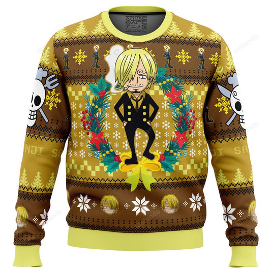 Vinsmoke Sanji 3D Christmas Sweater - Holiday Gift product image