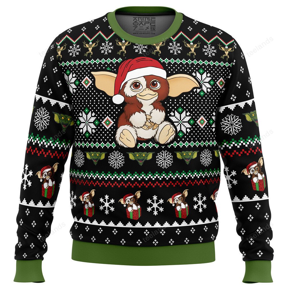 Gremlins Gizmo 3D Ugly Christmas Sweater - Holiday Gift product image