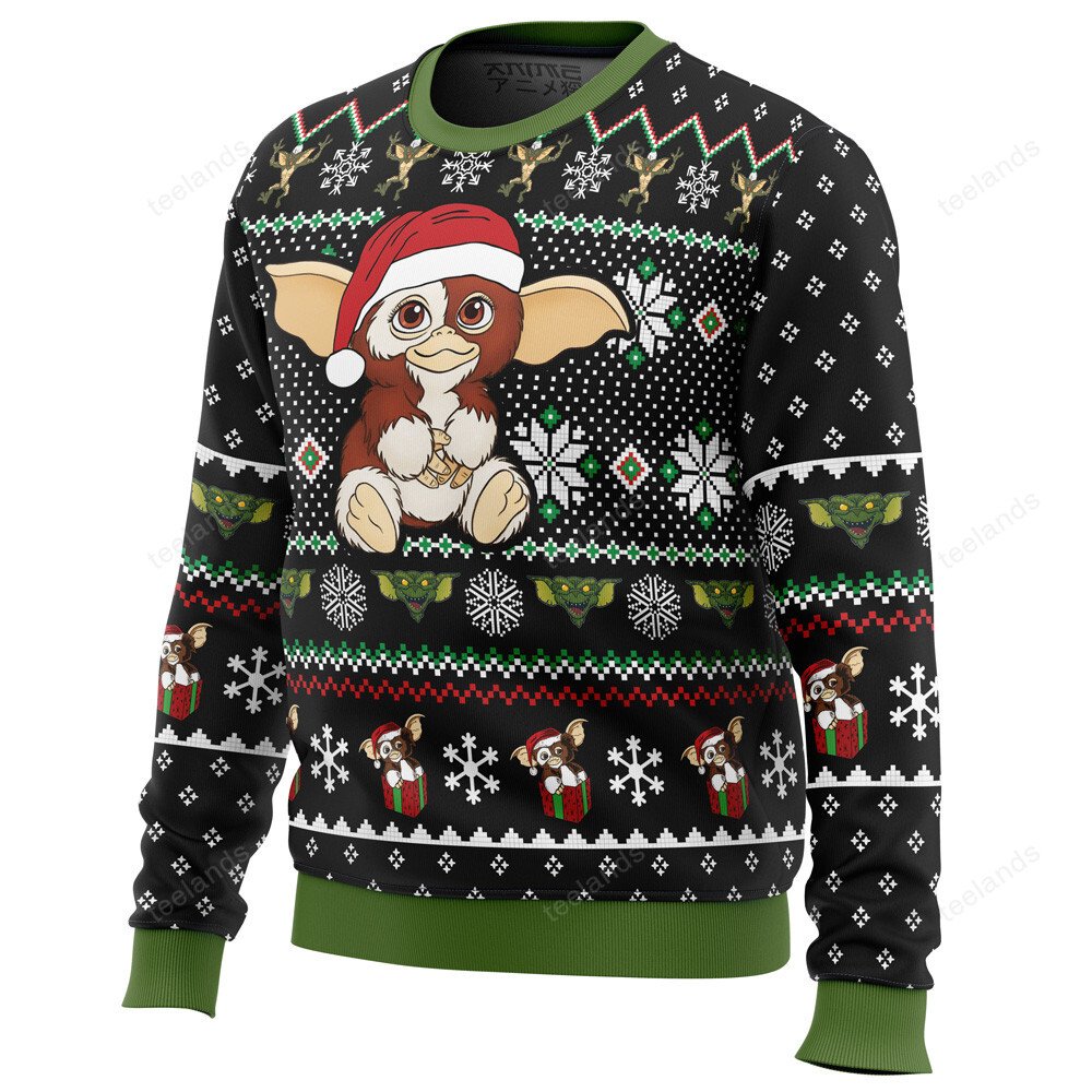 Gremlins Gizmo 3D Ugly Christmas Sweater - Holiday Gift product image 2
