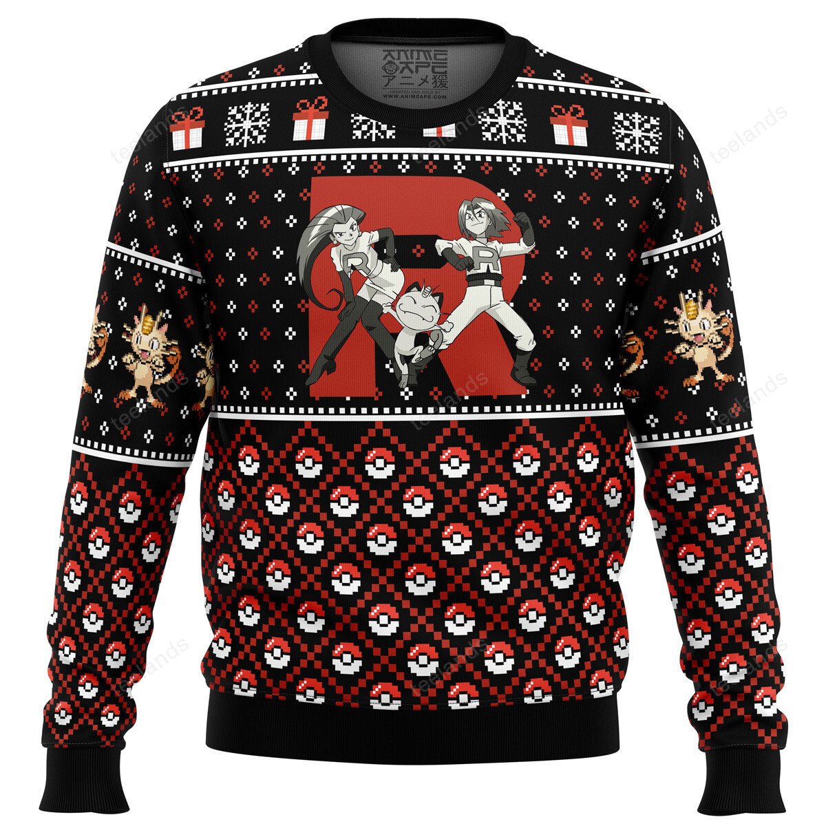 Team Rocket 3D Christmas Sweater - Holiday Gift product image