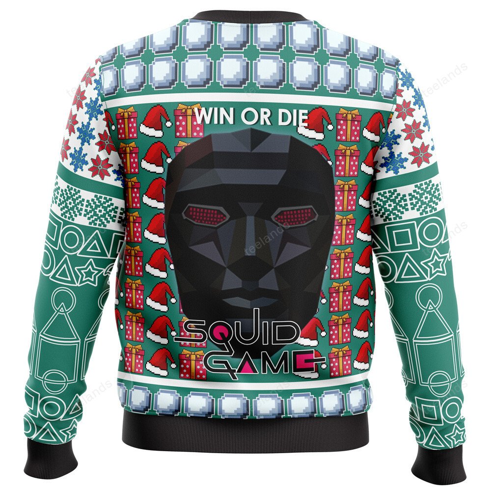 Squid Game accept the invitation 3D Ugly Christmas Sweater - Holiday Gift product image 4