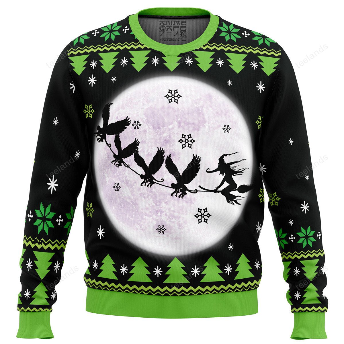 Wicked the musical 3D Ugly Christmas Sweater - Holiday Gift product image