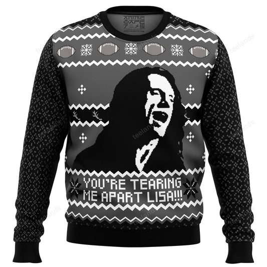 You’re tearing me apart lisa 3D Christmas Sweater - Holiday Gift product image