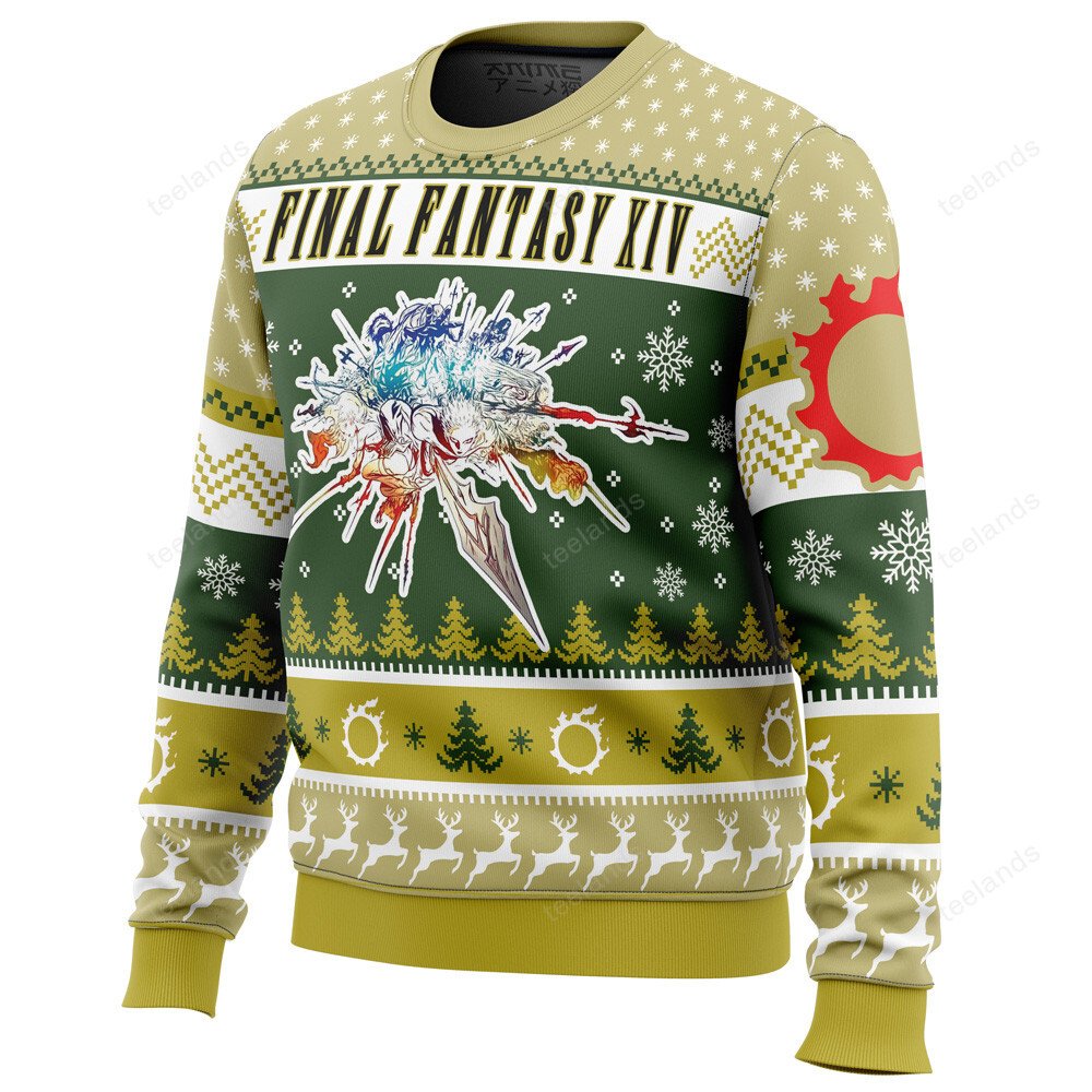 Final fantasy XIV 3D Ugly Christmas Sweater - Holiday Gift product image 2