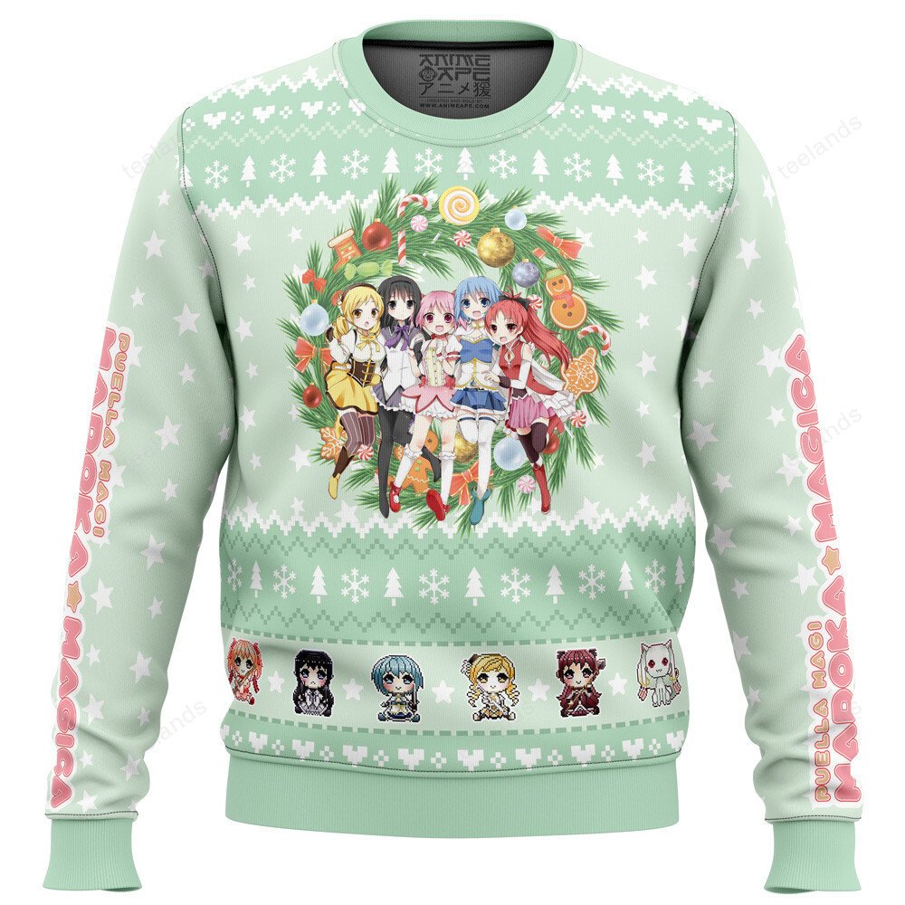 Magical girls 3D Christmas Sweater - Holiday Gift product image