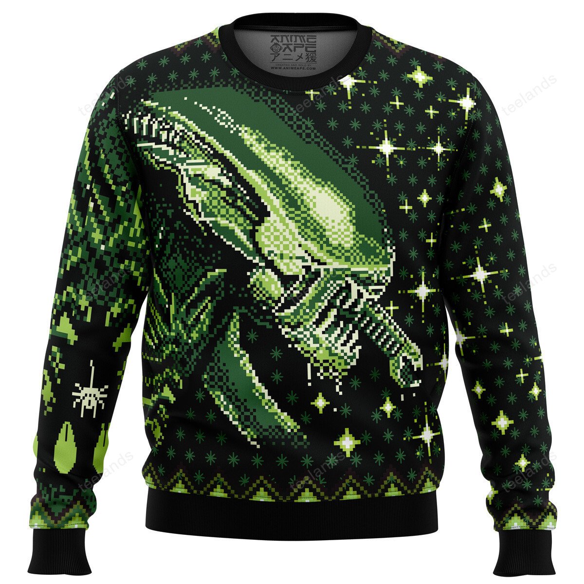 Xenomorph Alien 3D Christmas Sweater - Holiday Gift product image