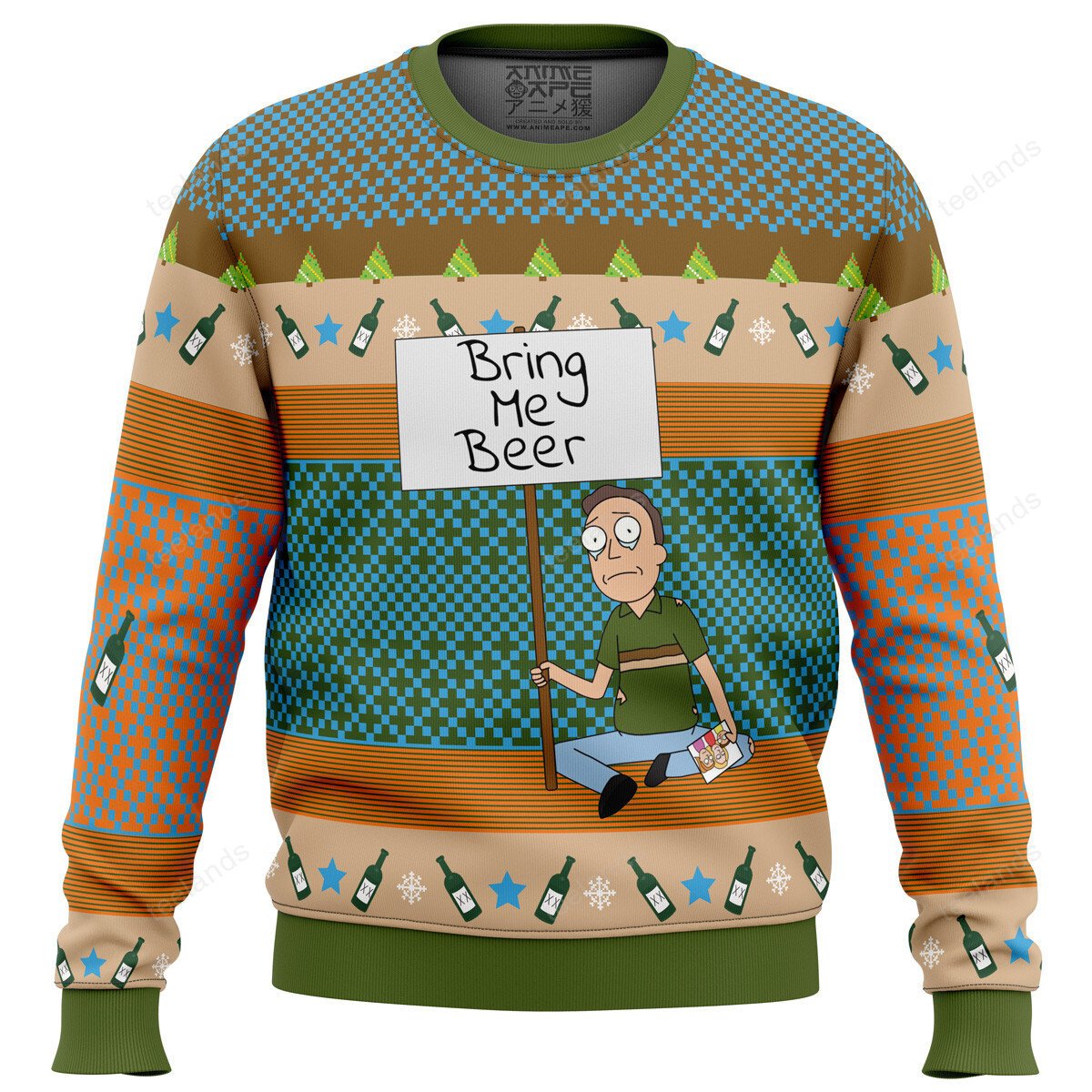 Bring me beer 3D Ugly Christmas Sweater - Holiday Gift product image