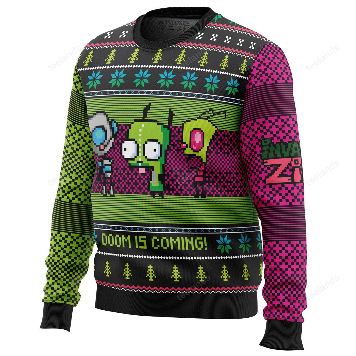 Doom is coming 3D Ugly Christmas Sweater - Holiday Gift product image 2
