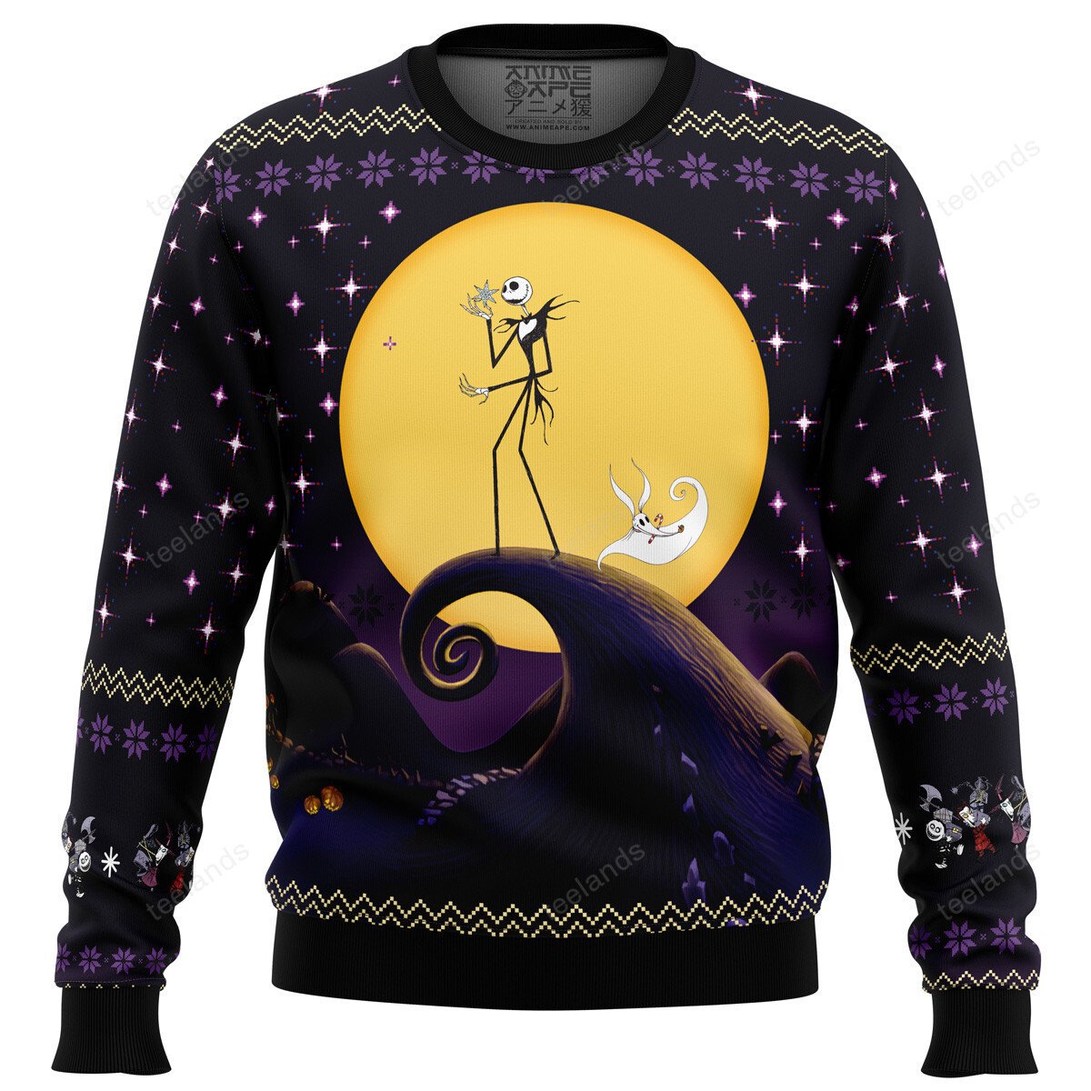 Jack skellington 3D Christmas Sweater - Holiday Gift product image
